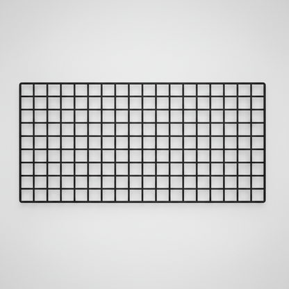 Schwarzes Wandgitter